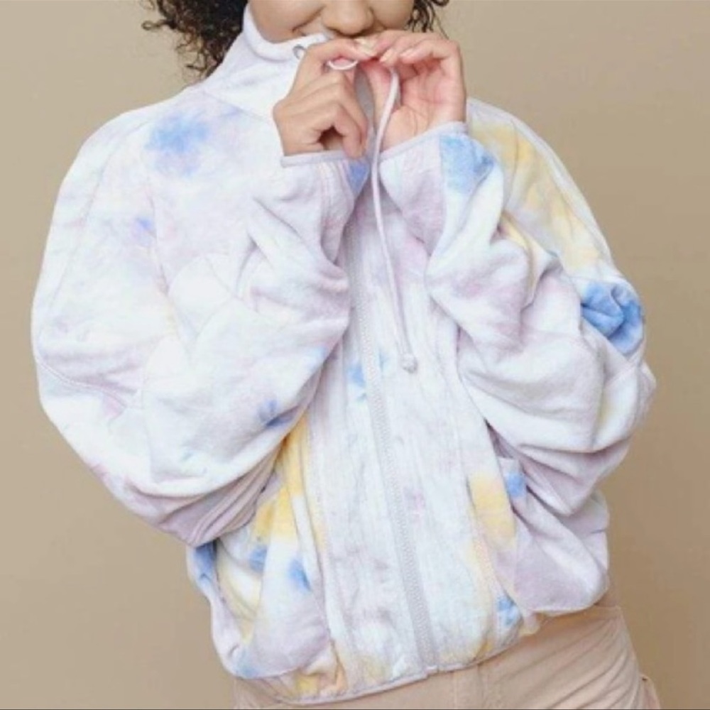 Ivory Ella Tie Dye Jacket